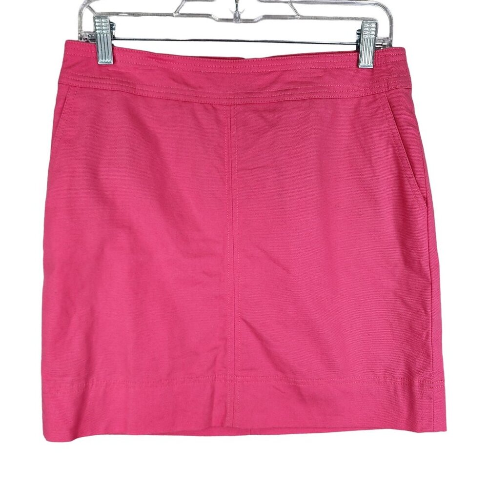 Women's Pink Talbots Petites Skirt Knee Length Back Zip Size 6P